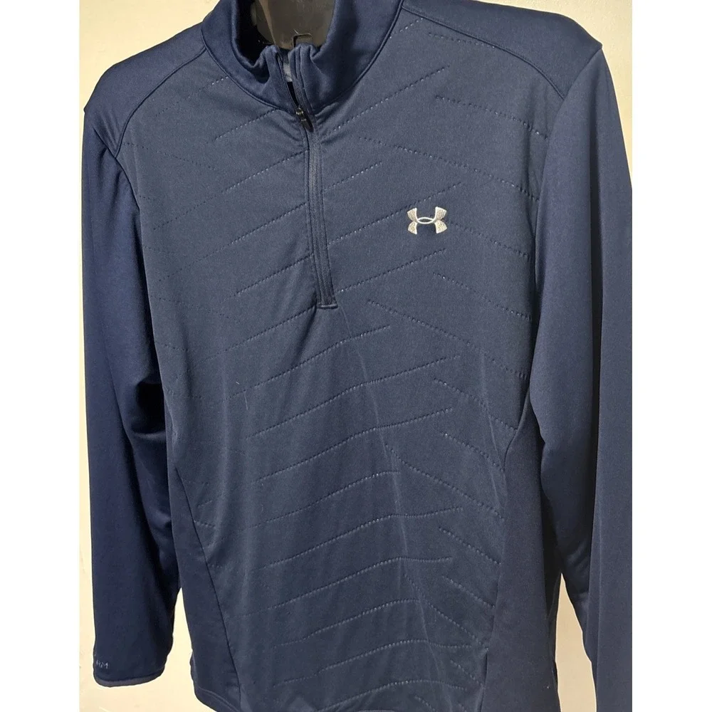 Under Armour ColdGear Reactor Golf  Navy Blue Men's L Loose Fit GOLF